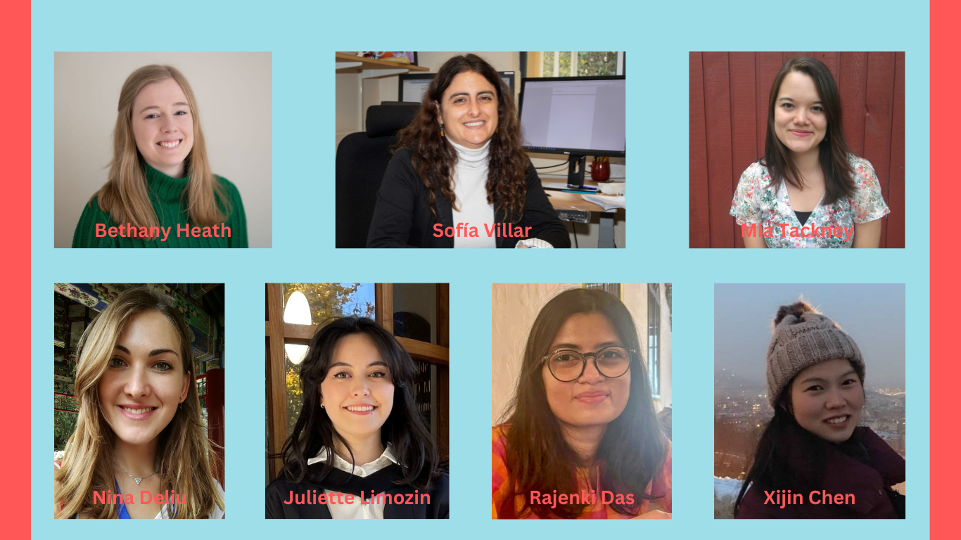IDWSDS graphic - headshots of BSU staff and students who spoke at conference