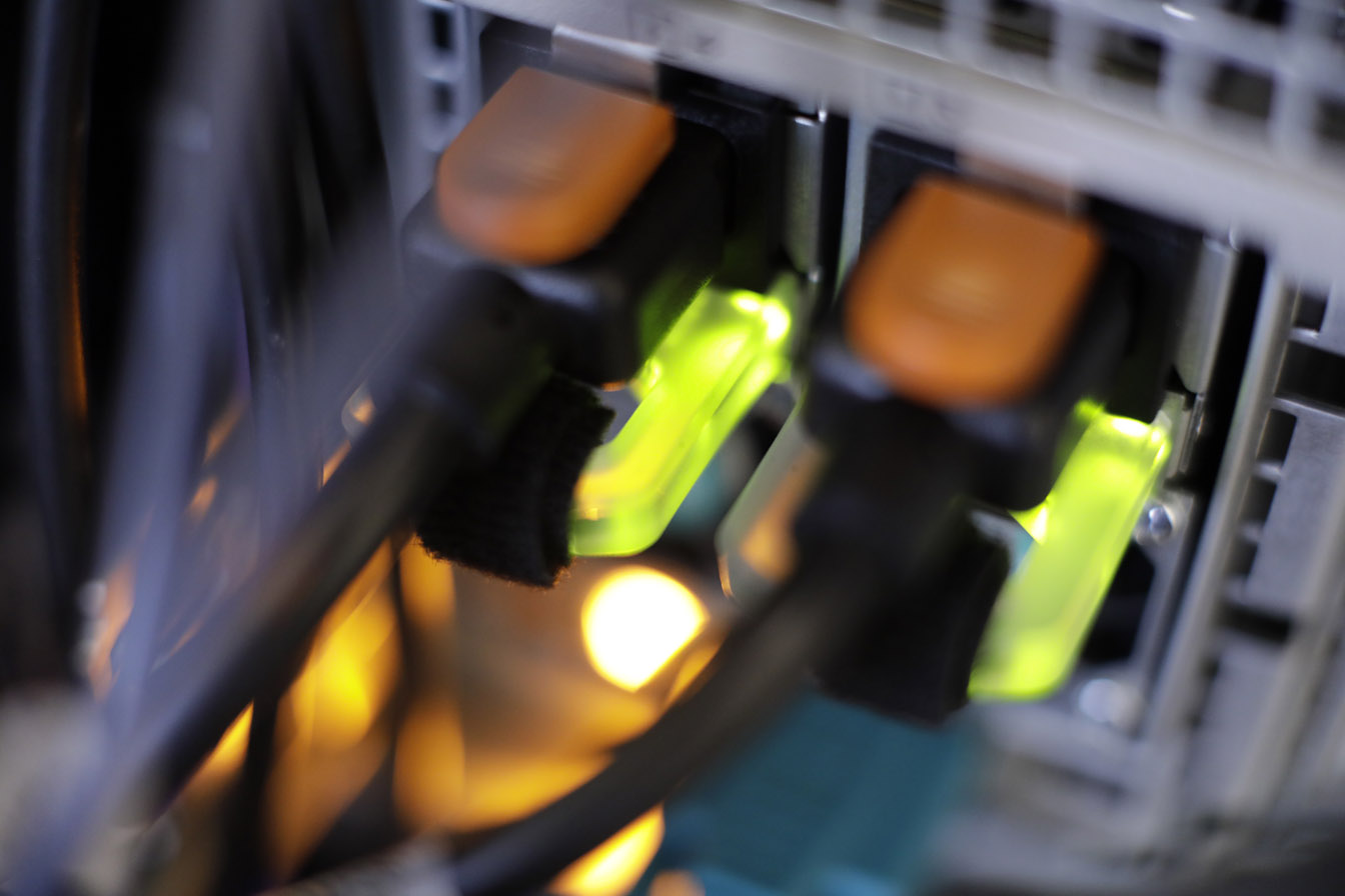 Image of computer cables