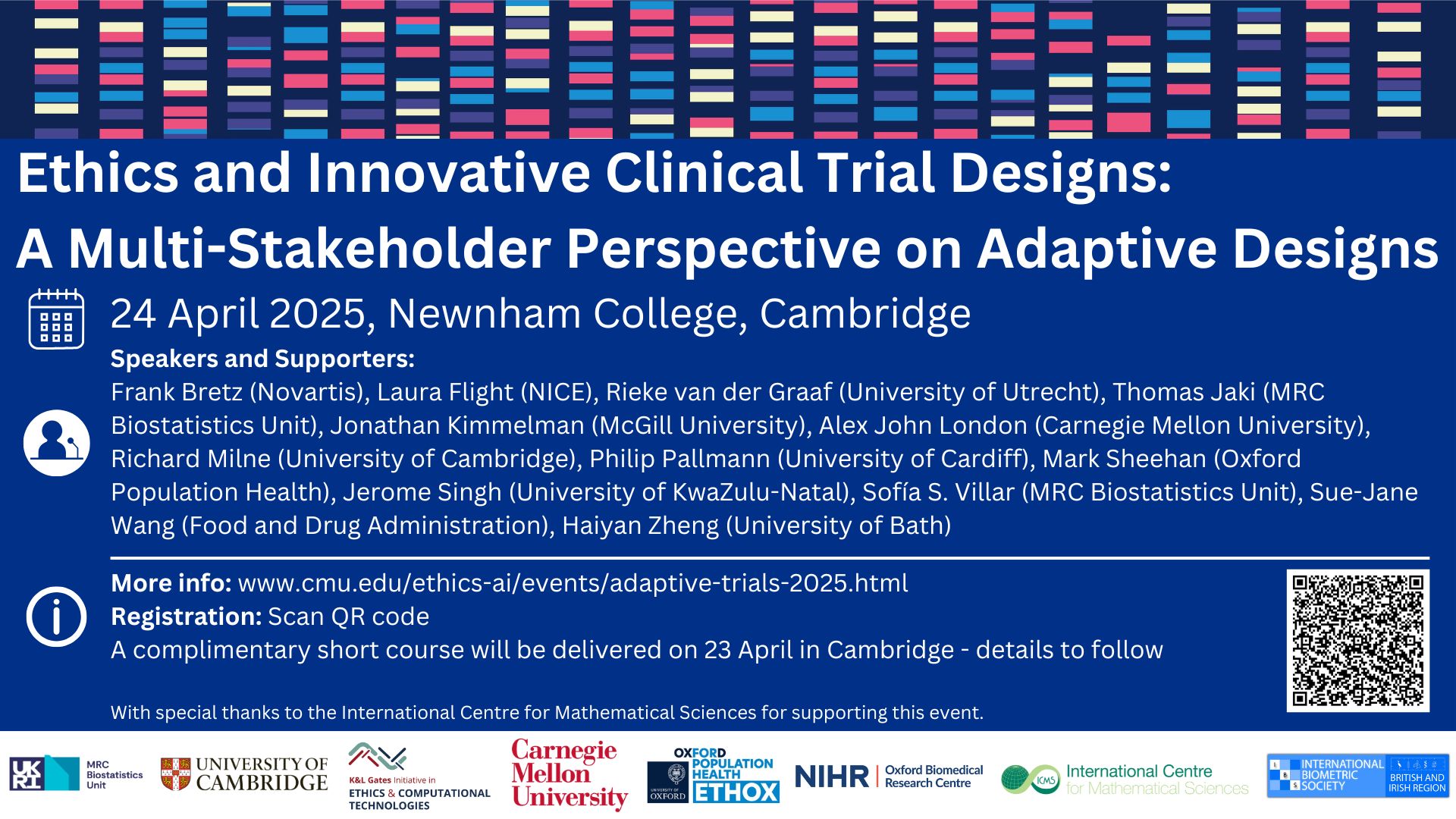 Graphic for Ethics and Clinical Trial Designs workshop