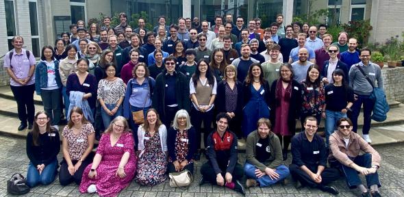 All BSU Photo of all staff and students at BSU - stood in front of building at Away Day in June 2024