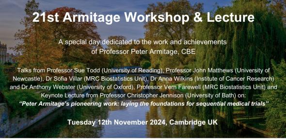 21st Armitage Workshop and Lecture Event graphic for 21st Armitage Workshop and Lecture