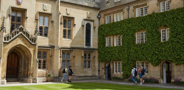 Photo of the outside of the buildings at Sidney Sussex College in Cambridge Photo of the outside of the buildings at Sidney Sussex College in Cambridge