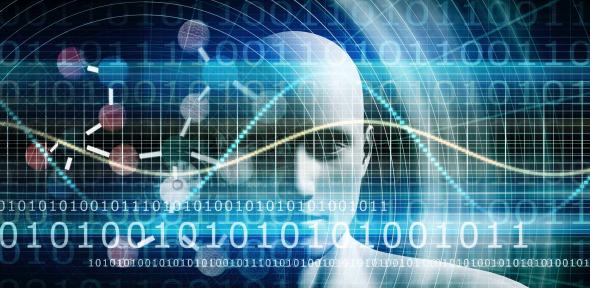 Image illustrating data and AI
